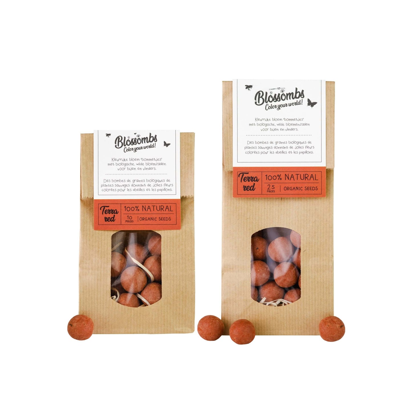 Sachet Kraft (avec 10, 25 ou 50 Blossombs)