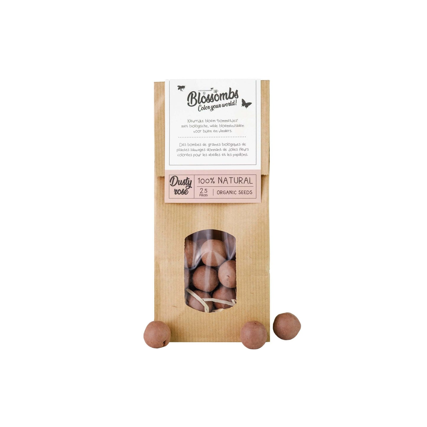 Sachet Kraft (avec 10, 25 ou 50 Blossombs)