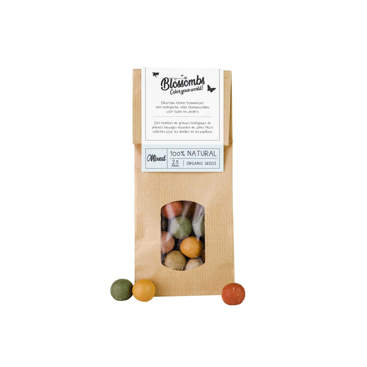 Sachet Kraft (avec 10, 25 ou 50 Blossombs)