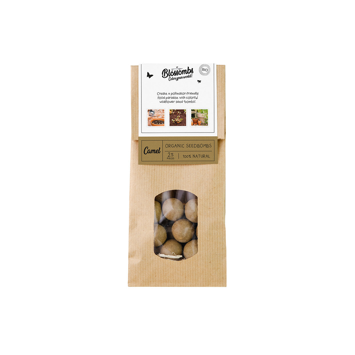 Sachet Kraft (avec 10 ou 25 Blossombs)