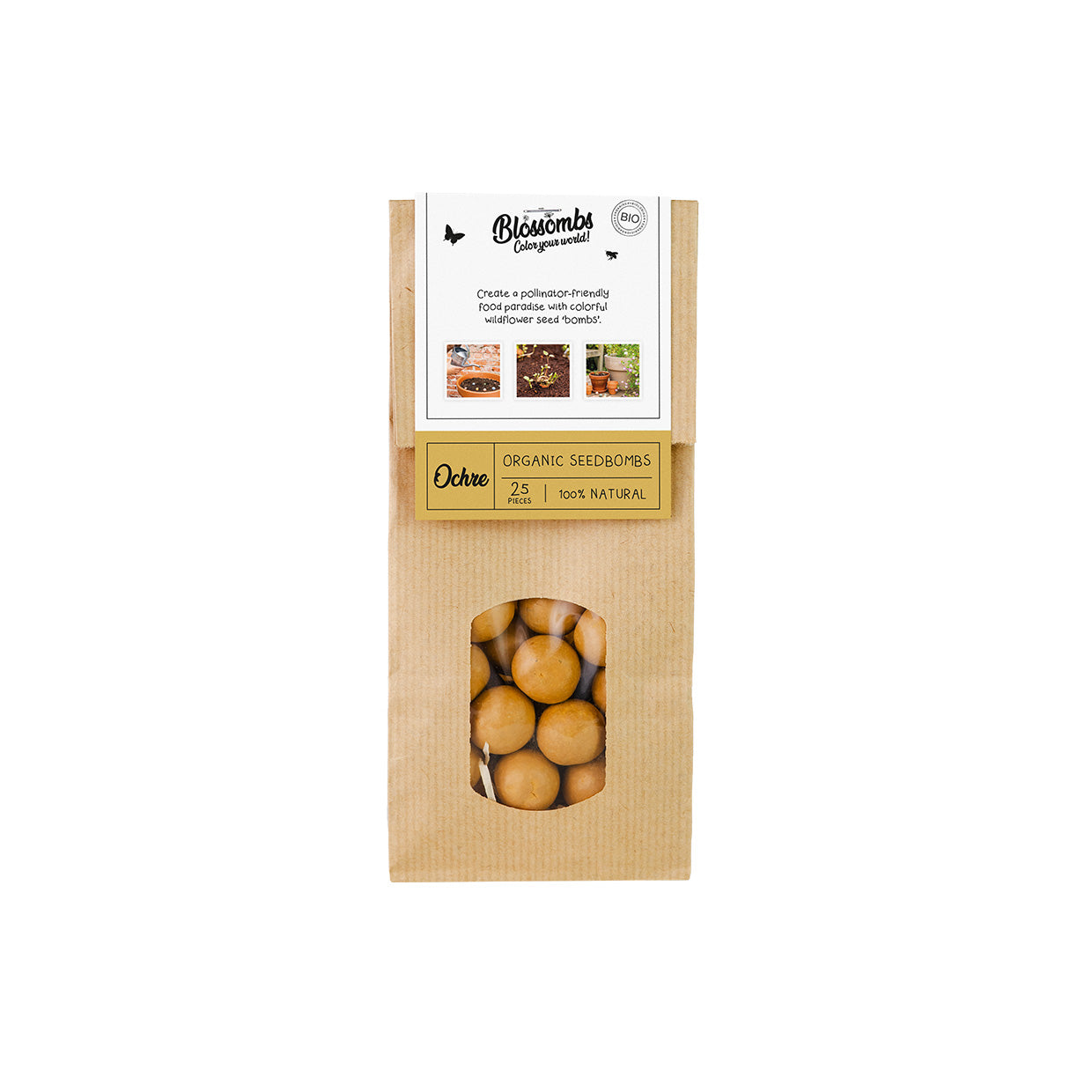 Sachet Kraft (avec 10 ou 25 Blossombs)