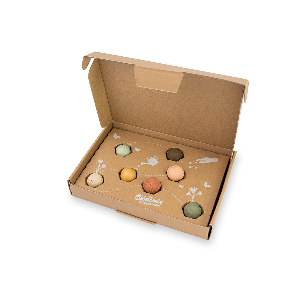 Coffret cadeau Miffy petit modèle avec 7 Bombes de graines - Flowers For You