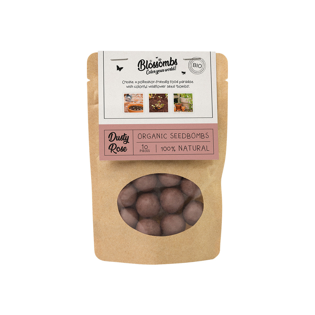 Sachet Kraft (avec 10 ou 25 Blossombs)