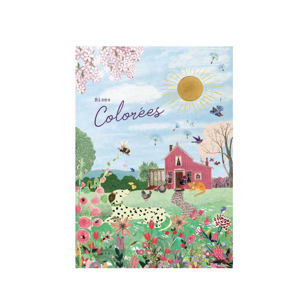 Blossombs carte avec 1 bombe à graines - Pink House