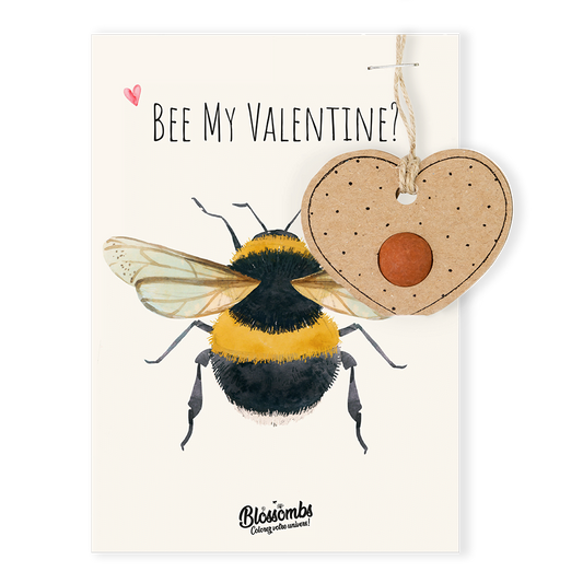 Kaart met hanger Valentijn - Bee_FR