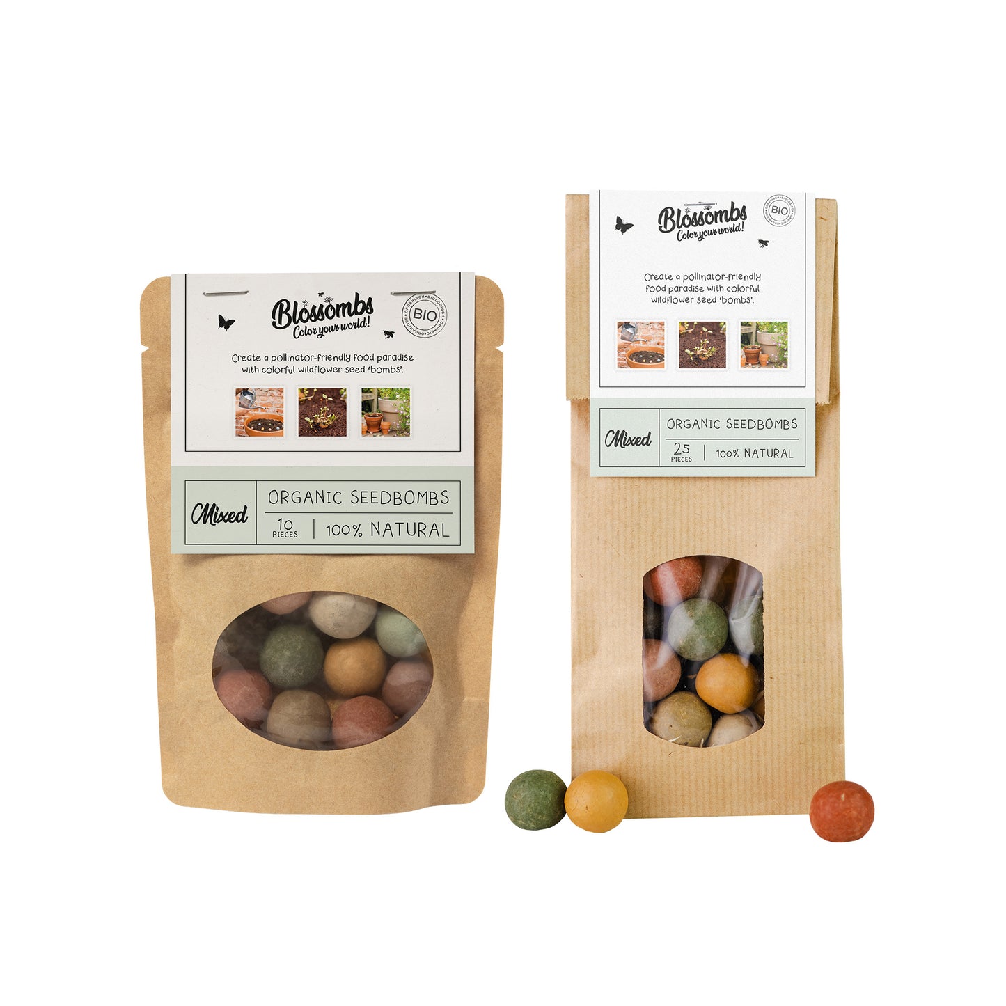 Sachet Kraft (avec 10 ou 25 Blossombs)