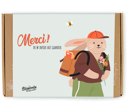 Coffret cadeau petit – merci - Lapin