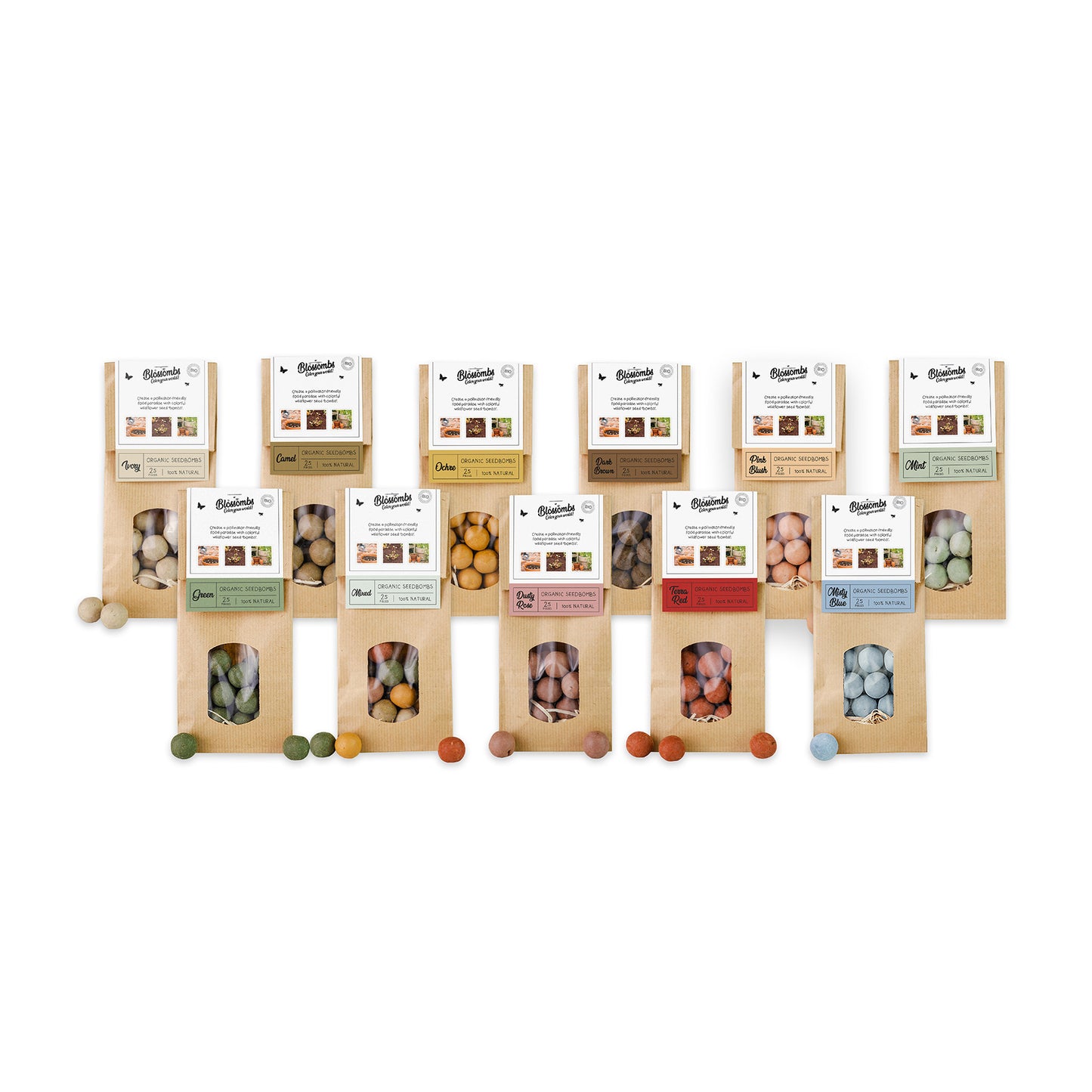 Sachet Kraft (avec 10 ou 25 Blossombs)